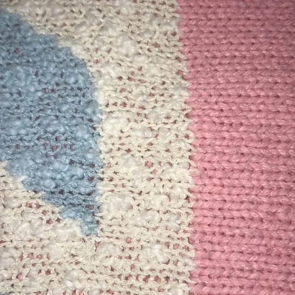 𝅺BRAMBLE Lane vintage knit crewneck dolman sleeves  1980’s size M - Picture 4 of 9